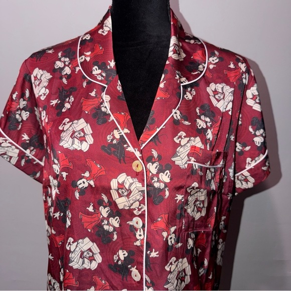 Disney Red and White Pajama Top - Picture 2 of 5